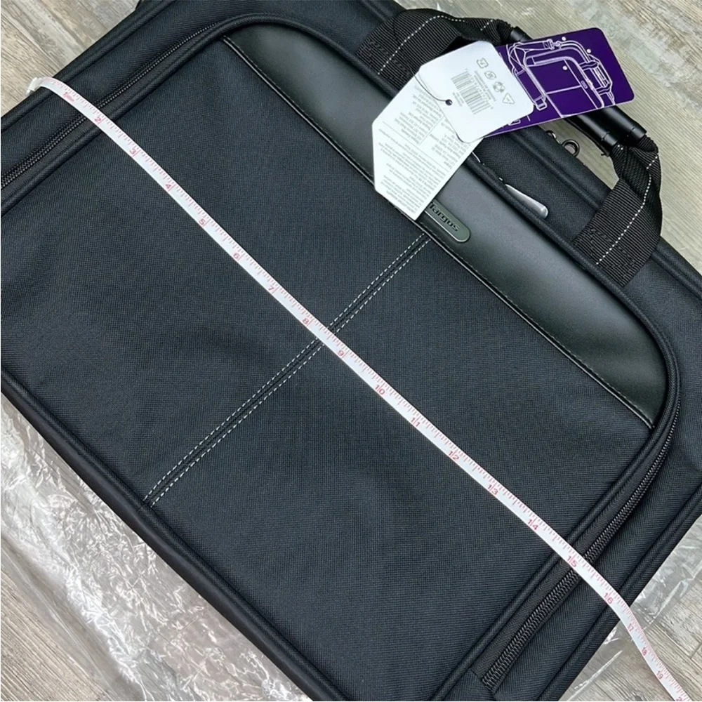 Targus 15-16” Classic Slim Black Briefcase Laptop Bag UNISEX